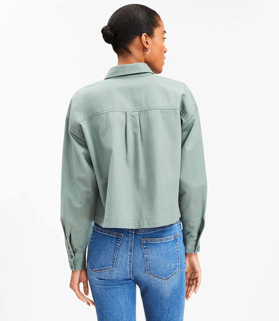 Wide Sleeve Modern Utility Shirt
