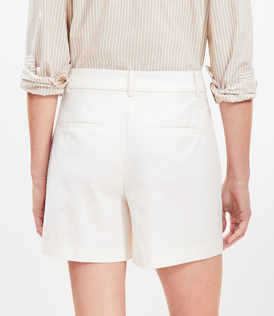 Faux Leather Belted Shorts