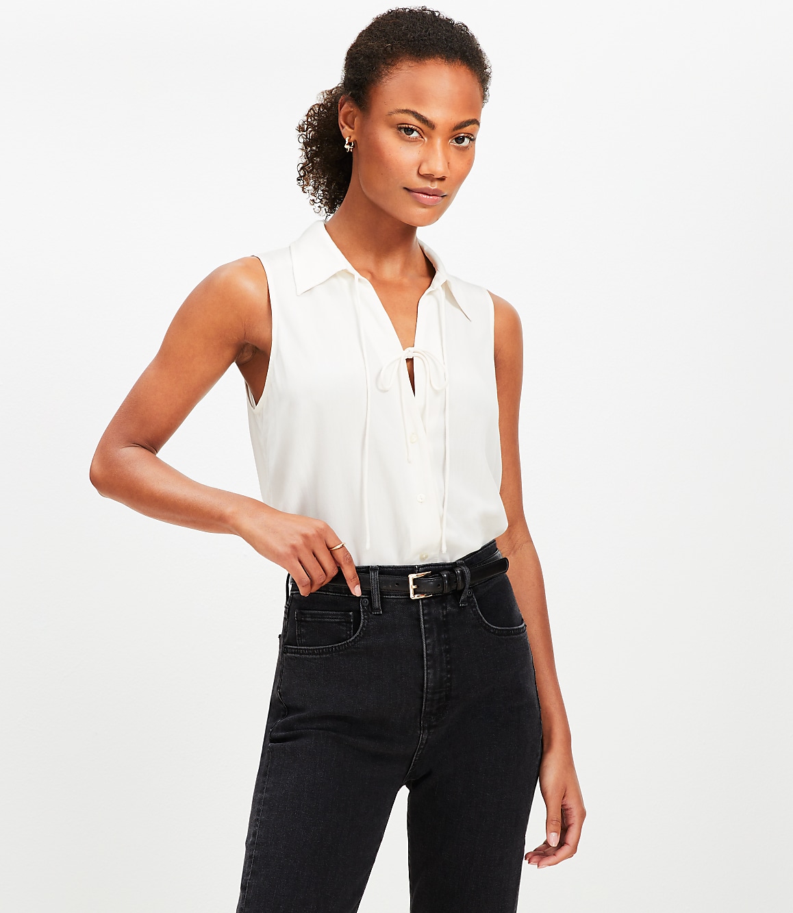 Double Tie Collared Shell