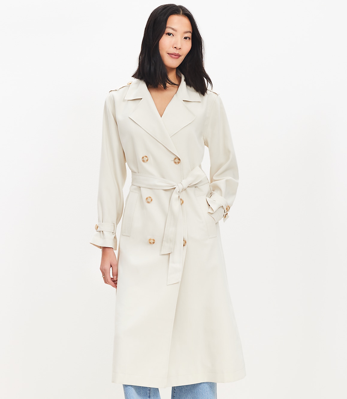 Fluid Trench Coat