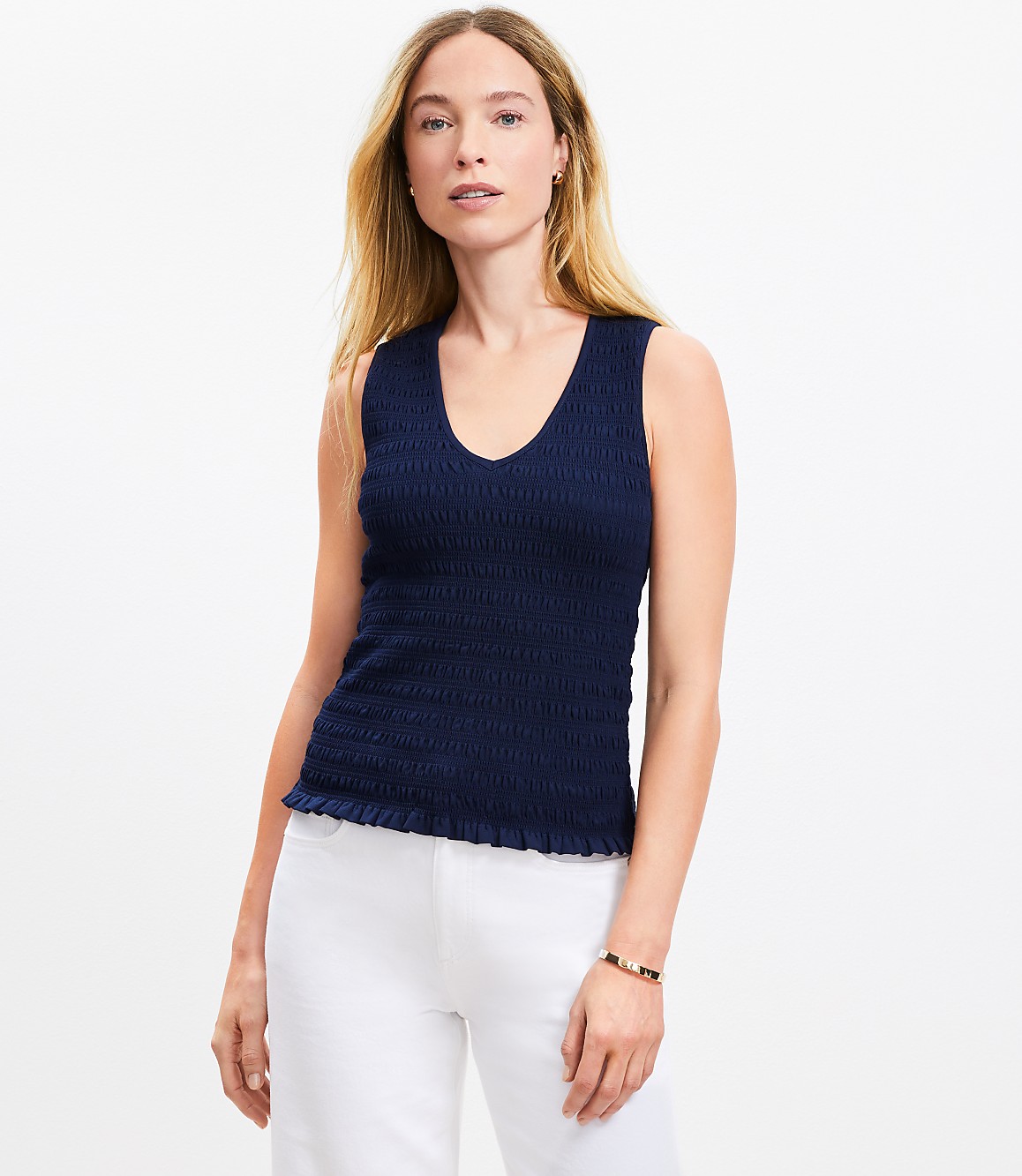 Smocked Modern Tank Top