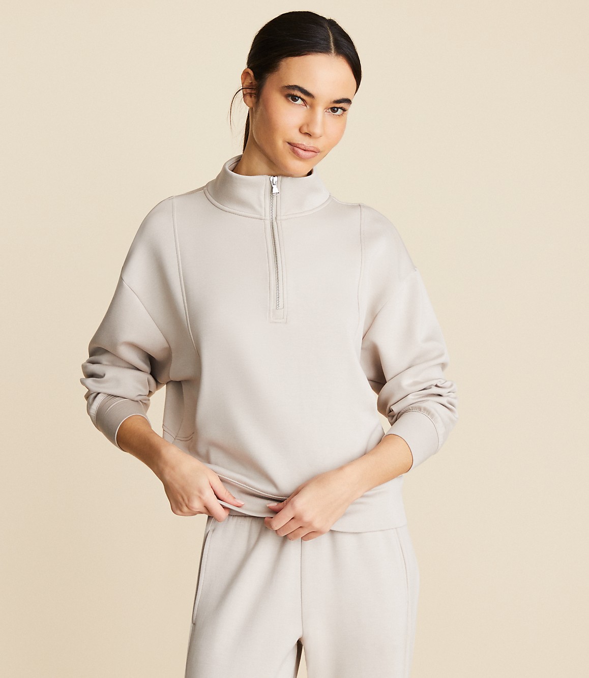 Lou & Grey Scubasoft Half Zip Top