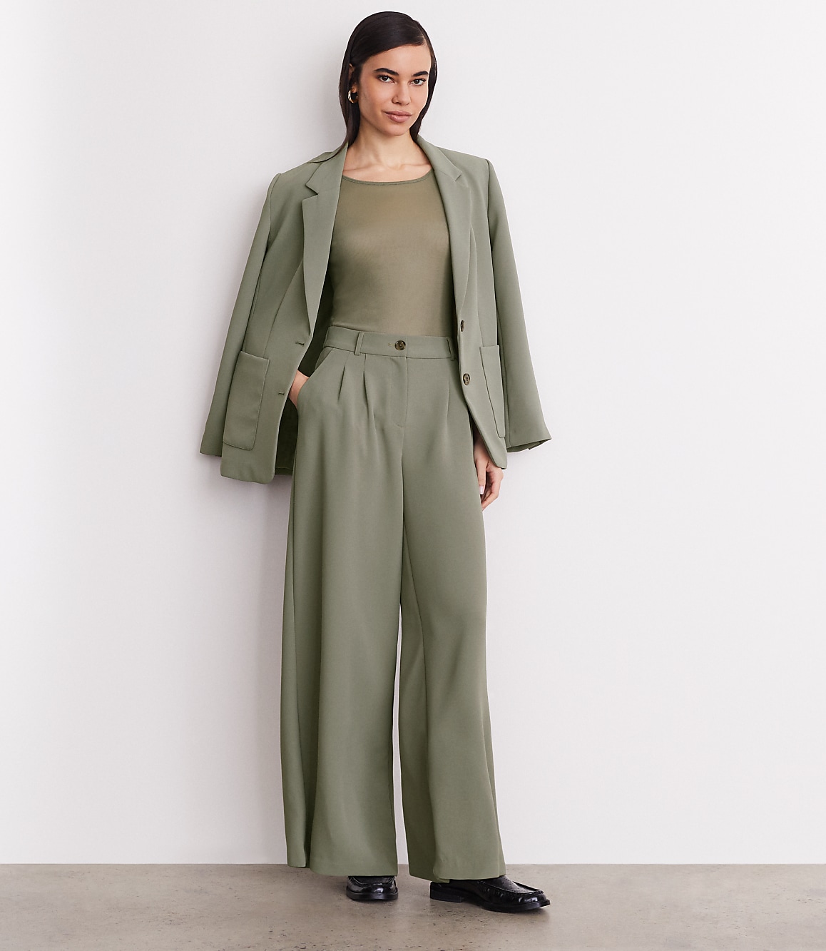 LOFT Versa Mesh Elbow Sleeve Tee