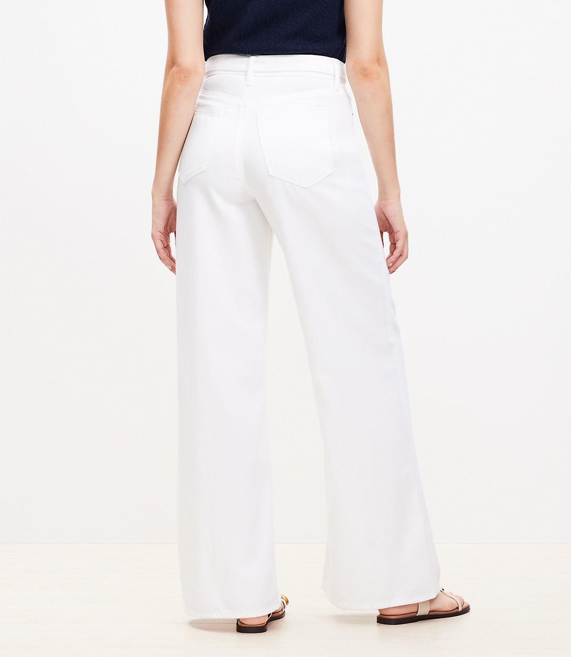Palazzo Jeans in White