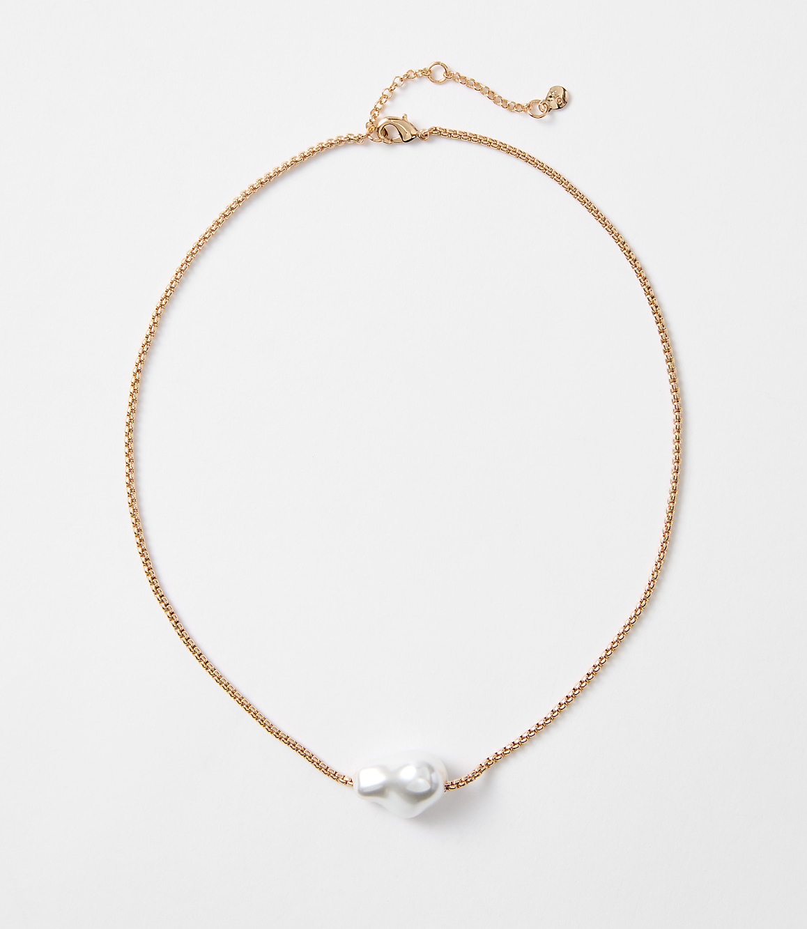 Pearlized Pendant Necklace
