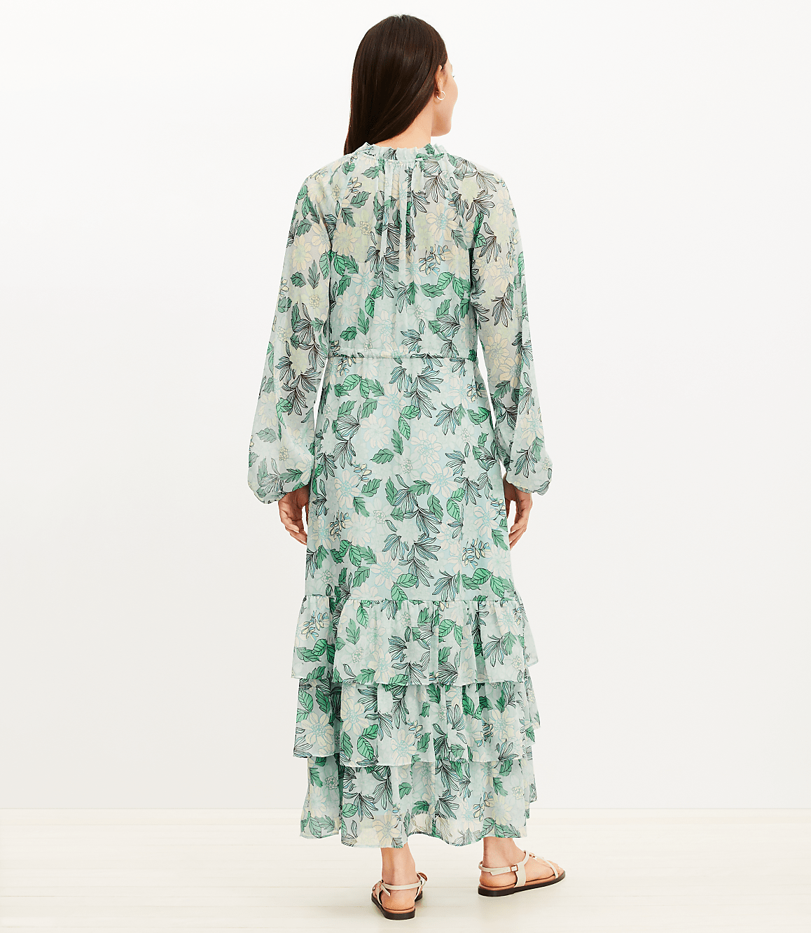Gardenia Ruffle Maxi Dress