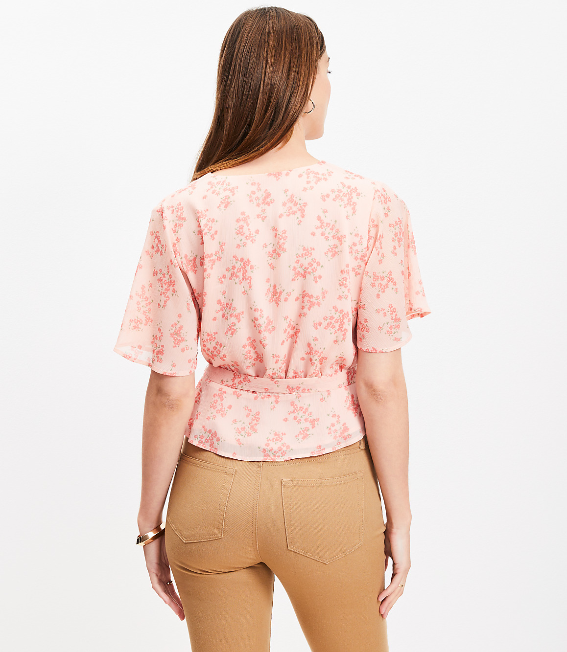 Meadow Peplum Wrap Top
