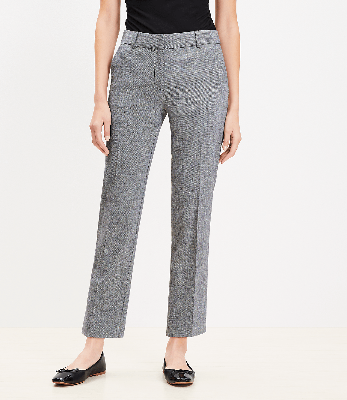 Petite Riviera Slim Pants in Linen Blend