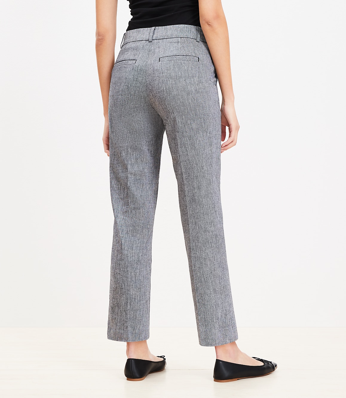 Petite Riviera Slim Pants in Linen Blend