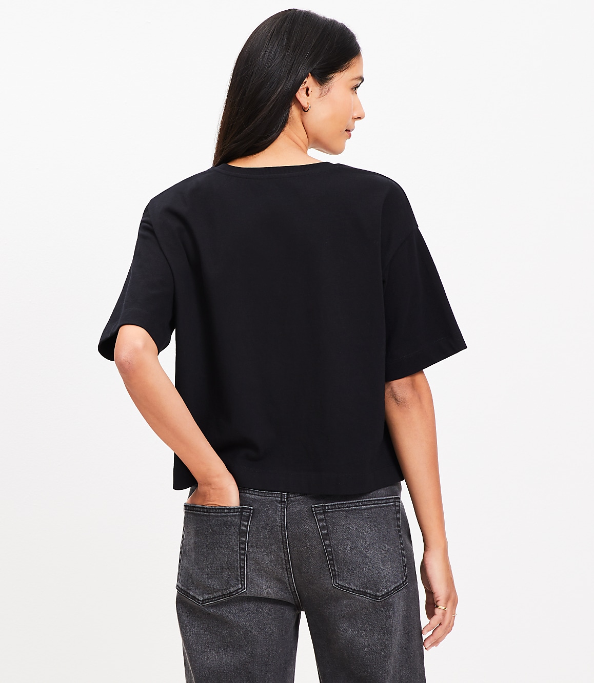 Petite Jersey Modern Tee