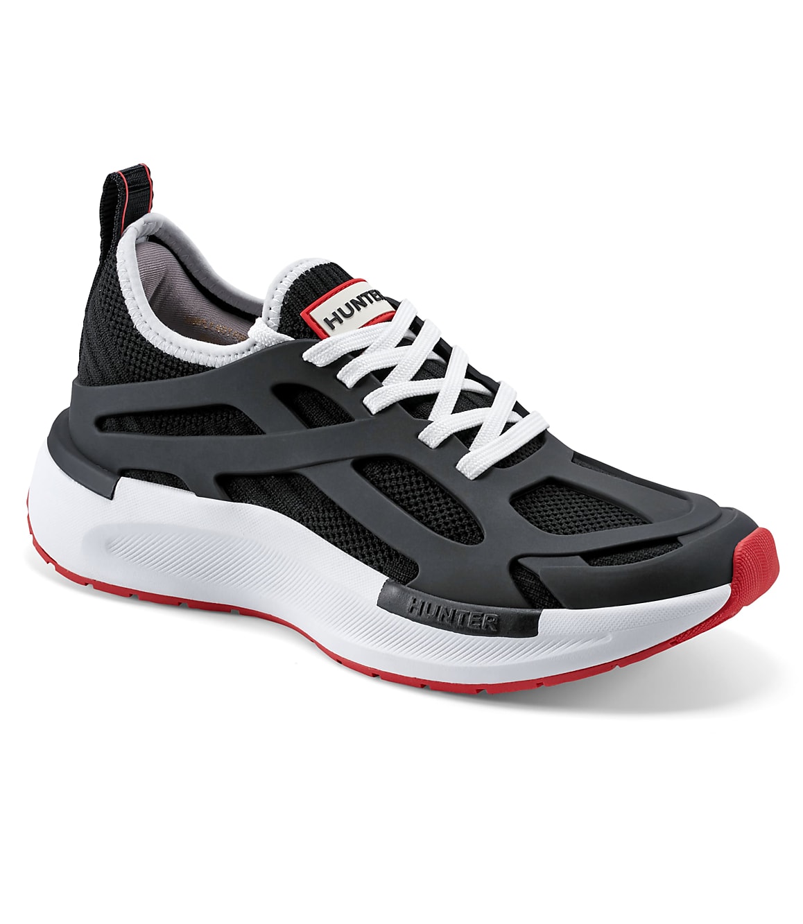 Hunter Tulip Round Toe Lace-Up Casual Sneakers