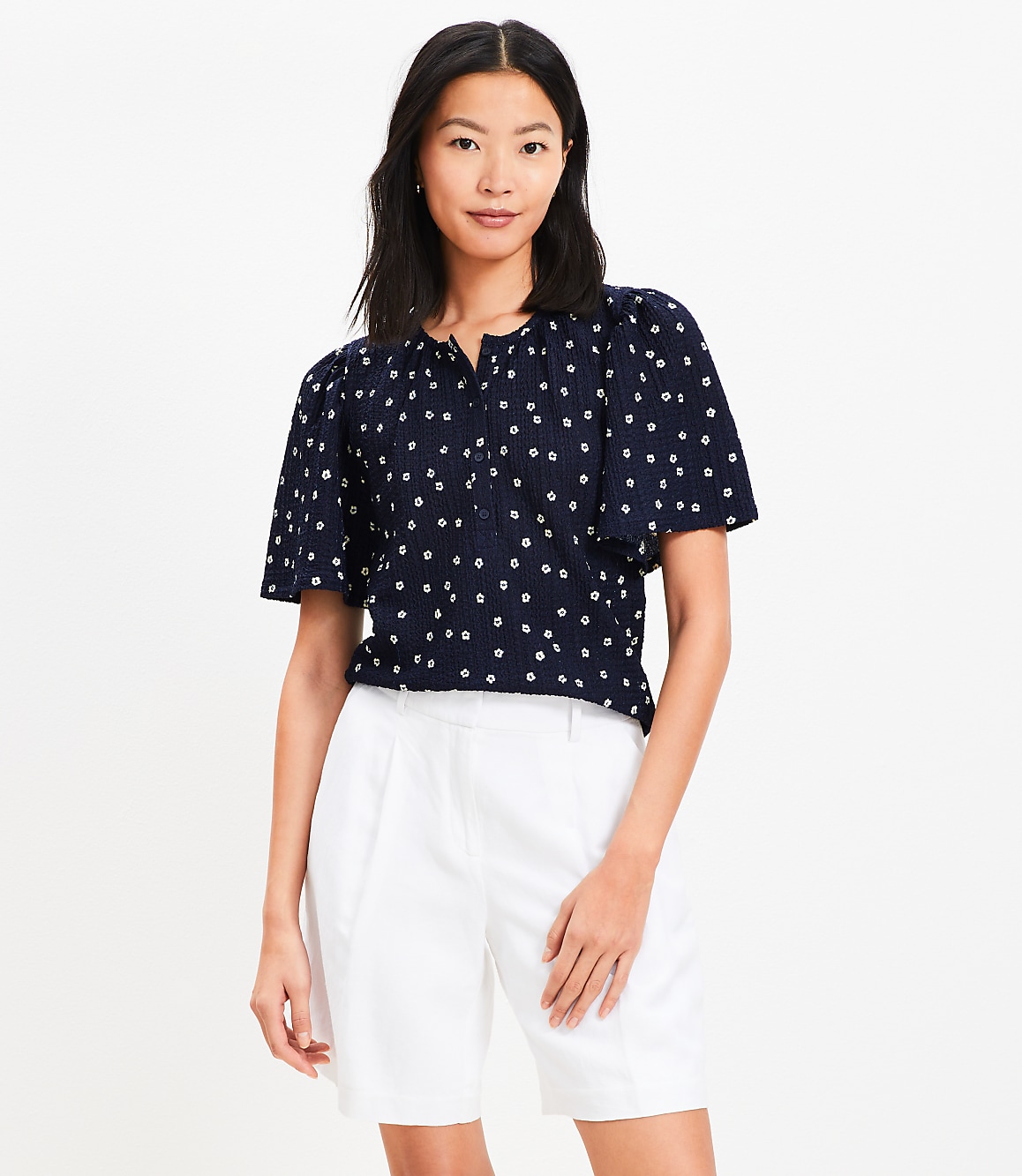 Bloom Flutter Henley Top