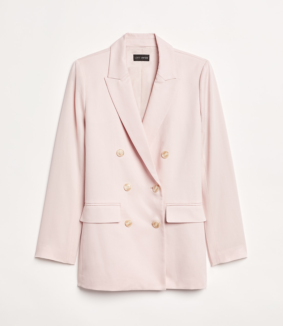 LOFT Versa Pure Spun Double Breasted Blazer