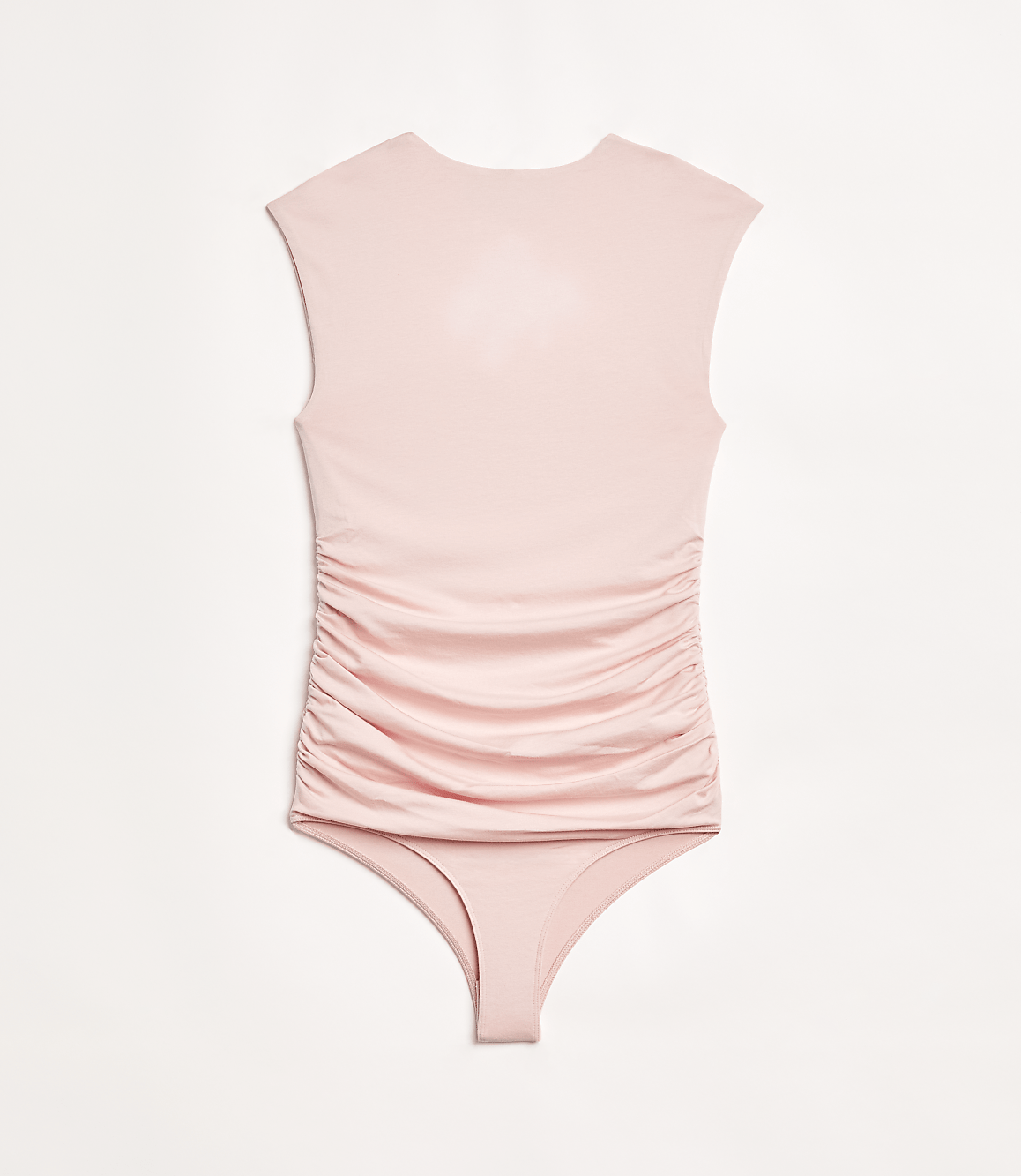 Petite LOFT Versa 360 Knit Ruched Square Neck Bodysuit