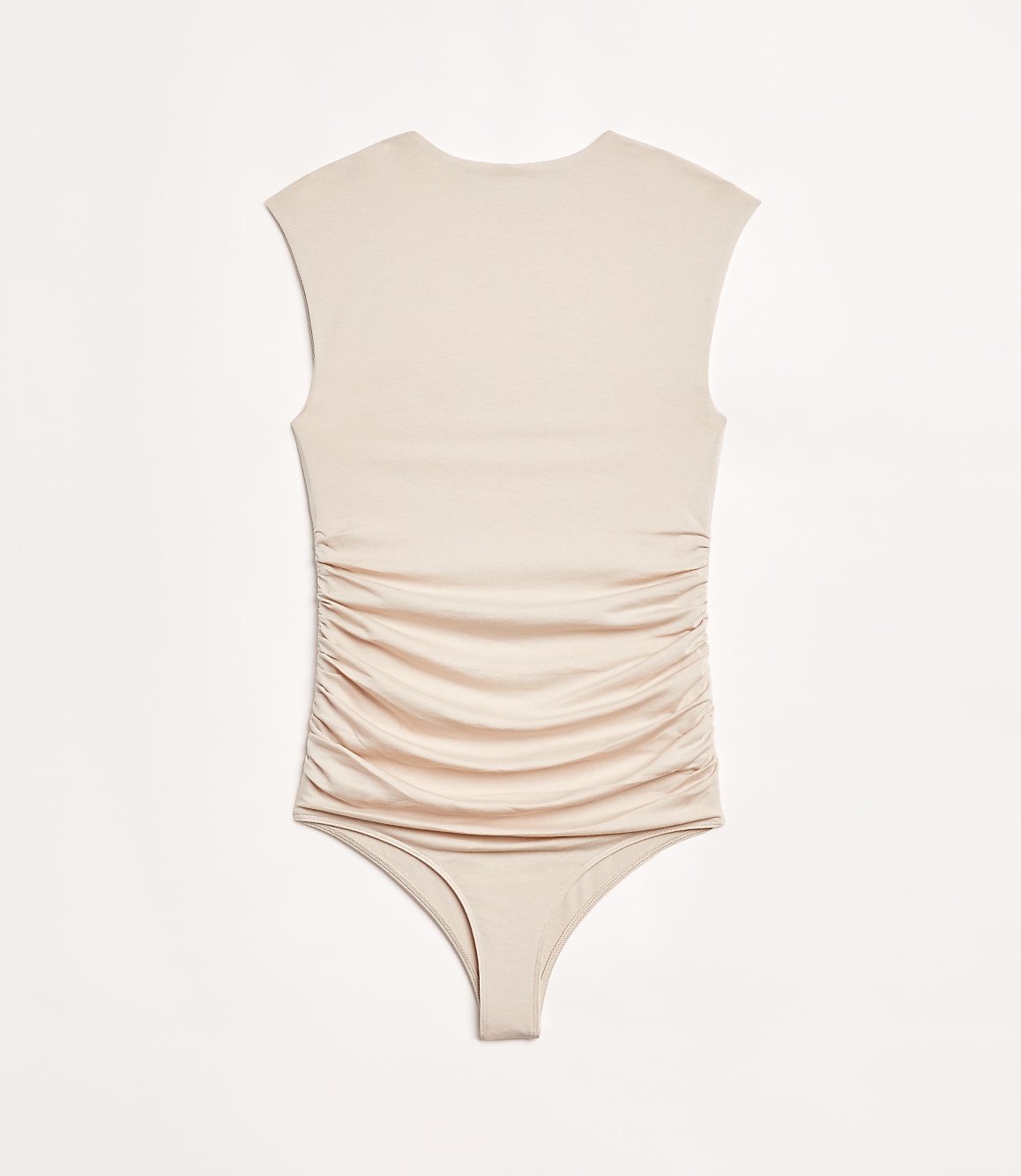 Petite LOFT Versa 360 Knit Ruched Square Neck Bodysuit