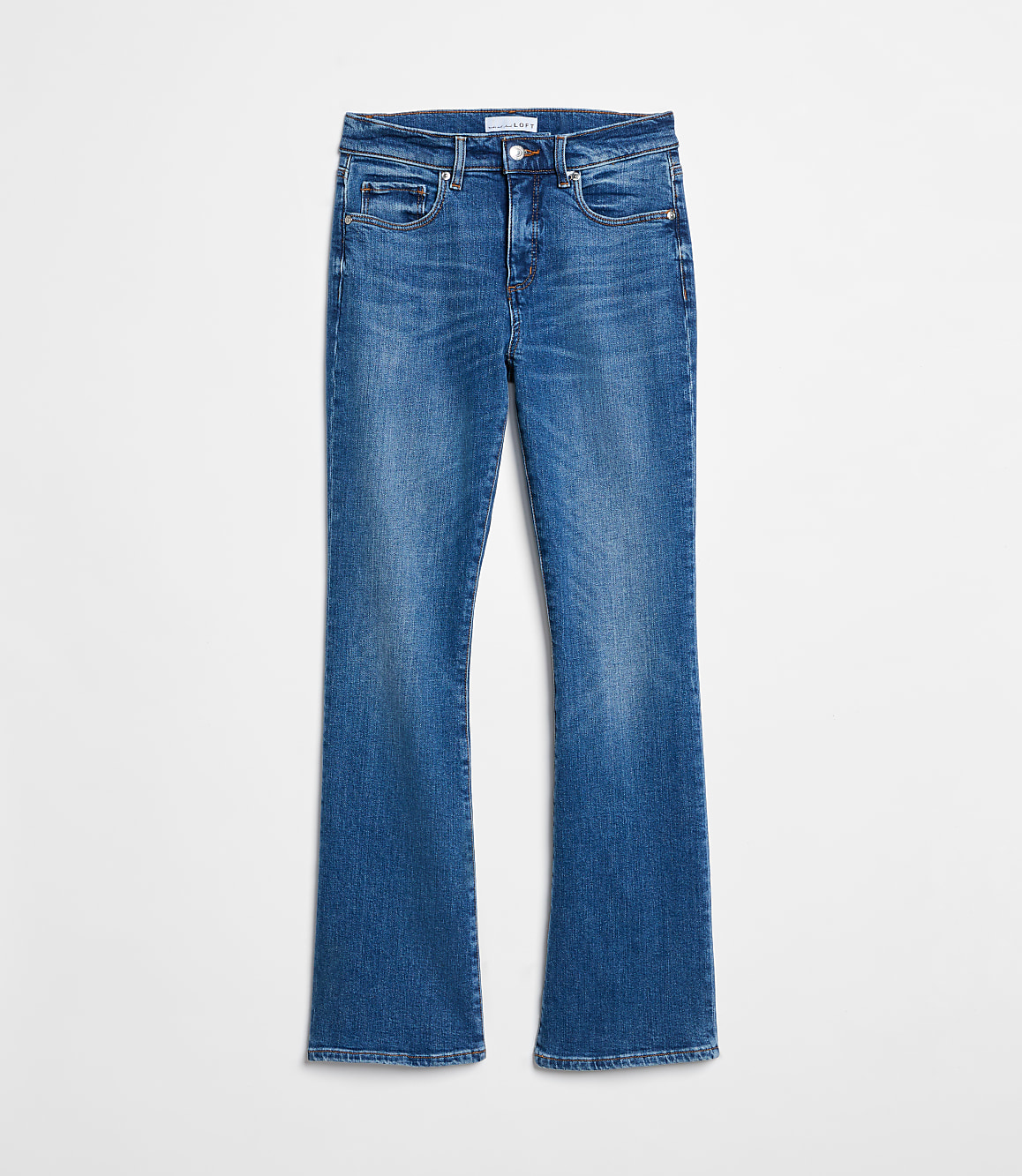 Mid Rise Boot Jeans in Luxe Medium Wash