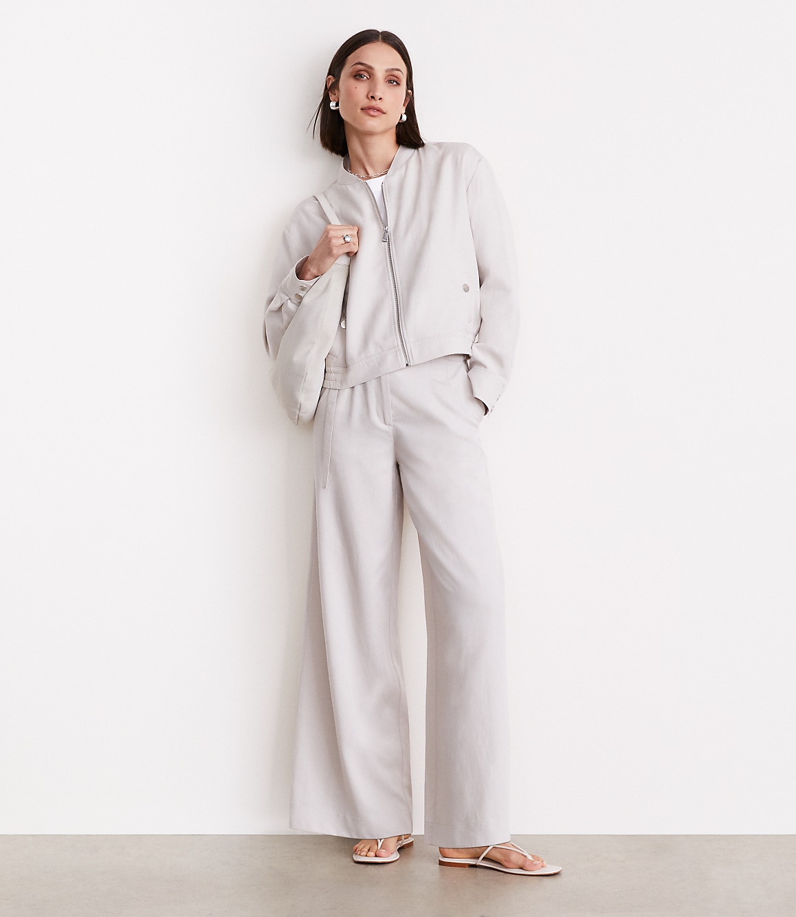 LOFT Versa Pure Spun Bomber Jacket