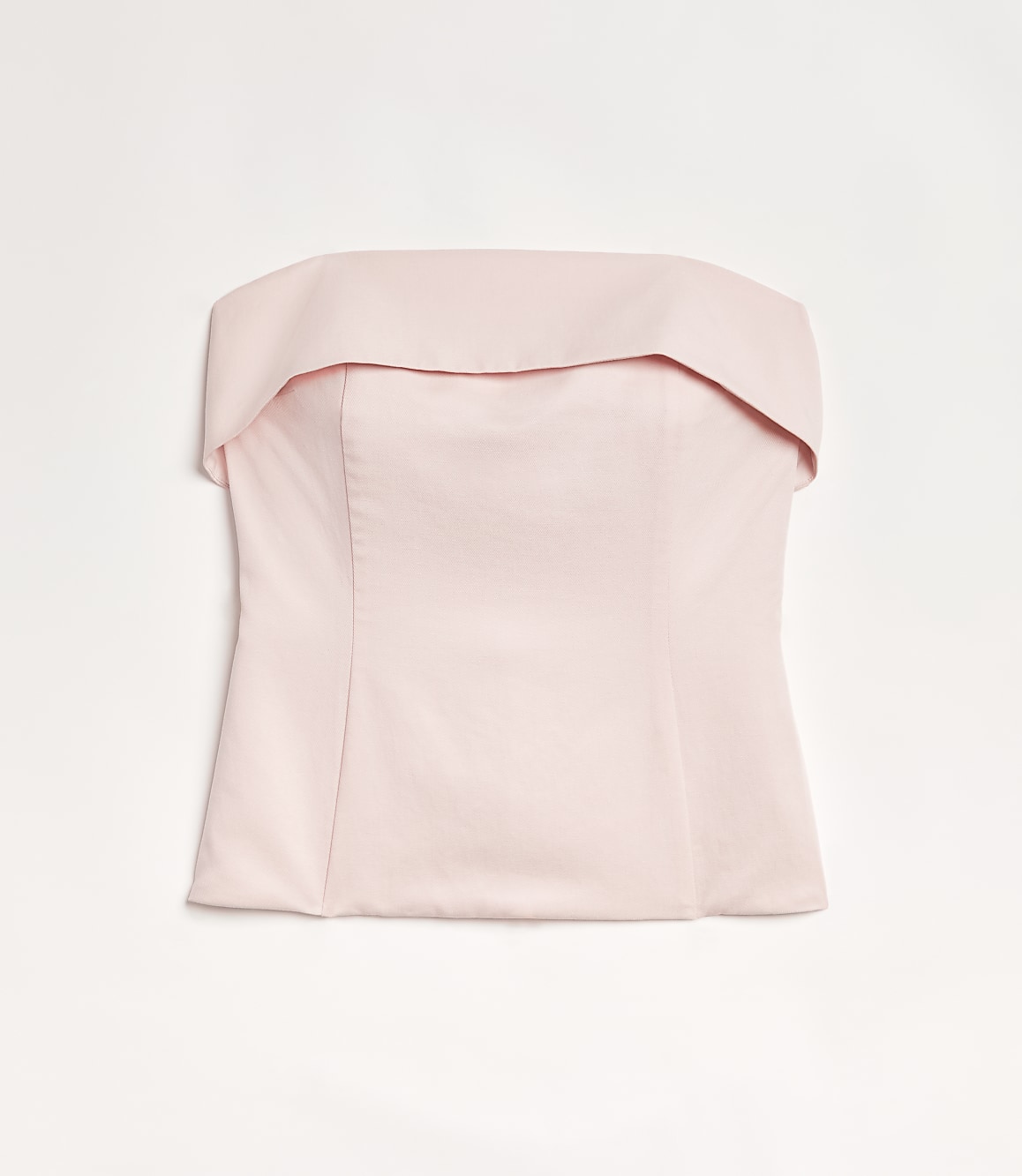 Petite LOFT Versa Pure Spun Foldover Strapless Top