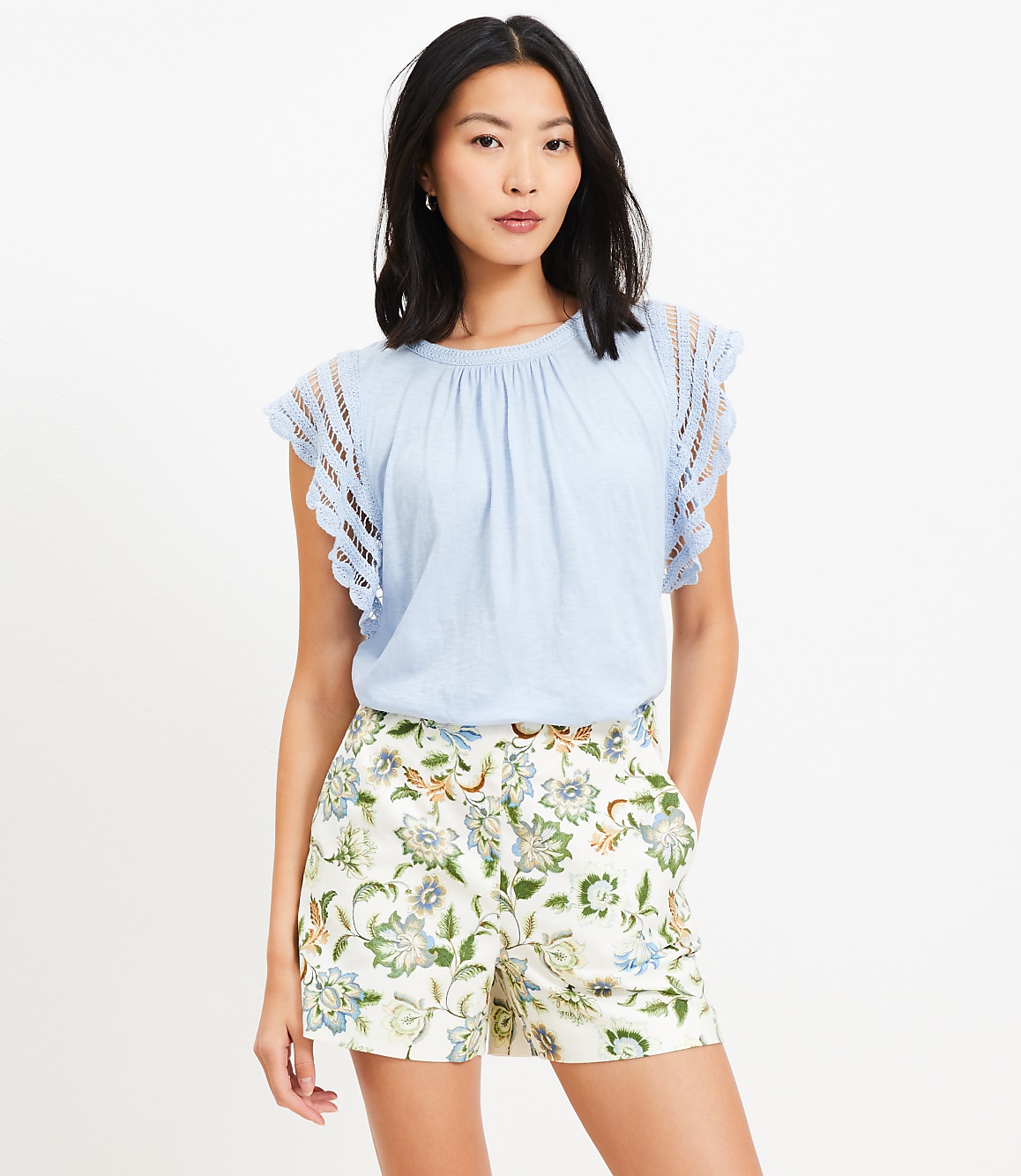 Crochet Flutter Top