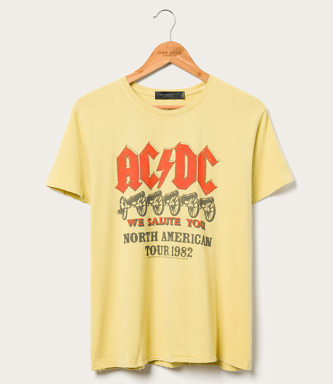 Junk Food AC/DC North American Tour 1982 Vintage Tee