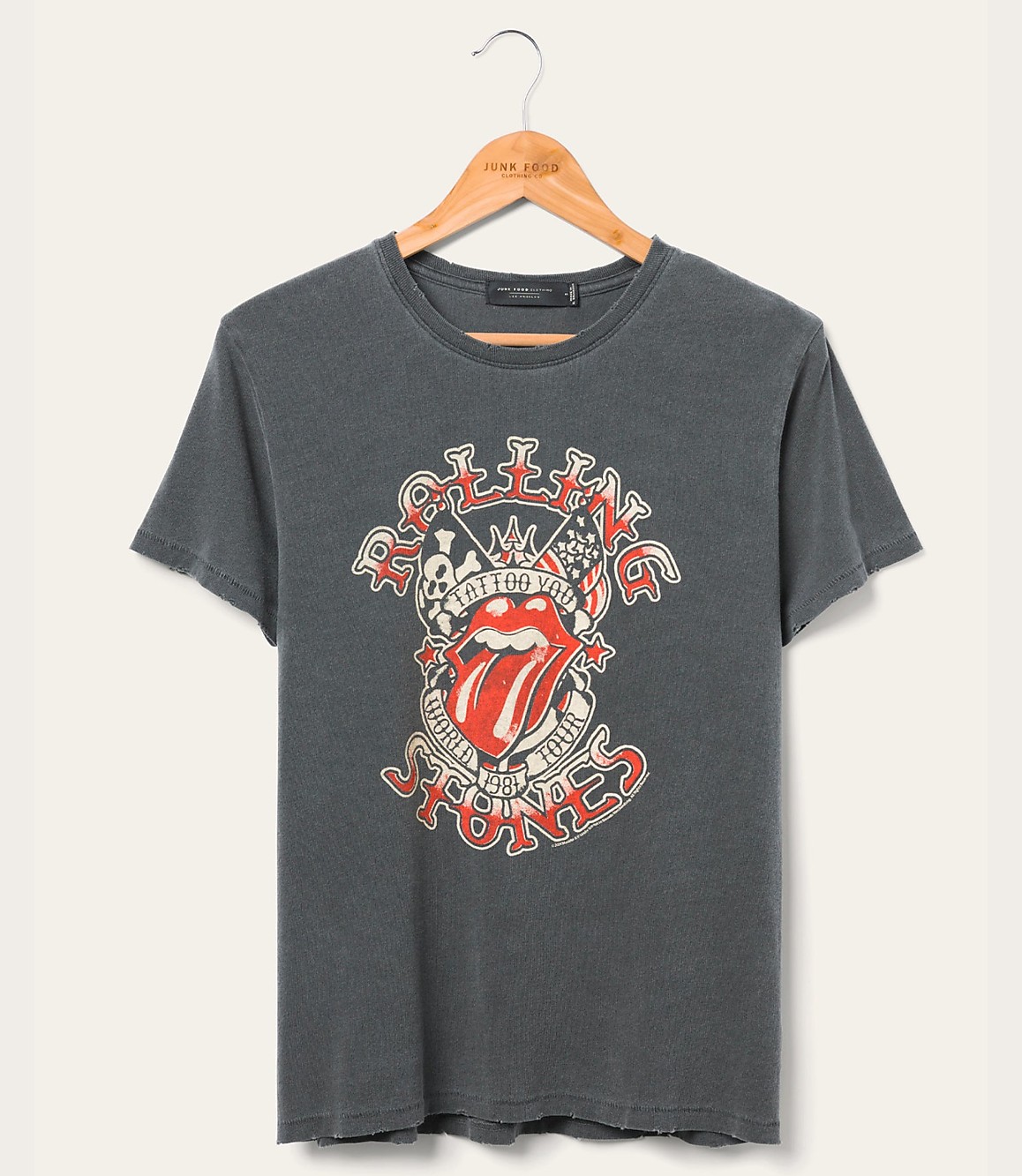 Junk Food Rolling Stones Tattoo You Vintage Tee