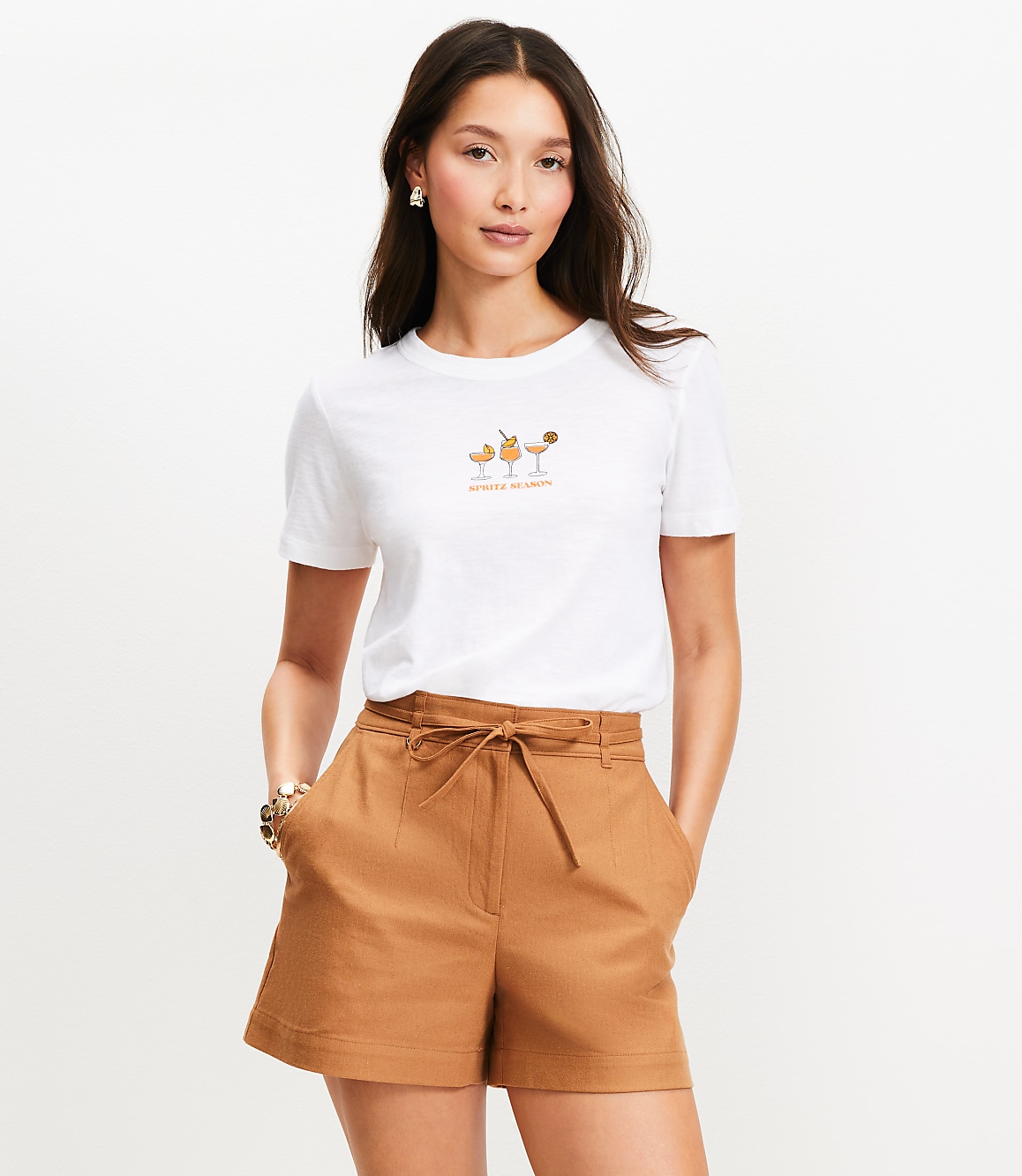 Petite Spritz Season Everyday Crew Tee