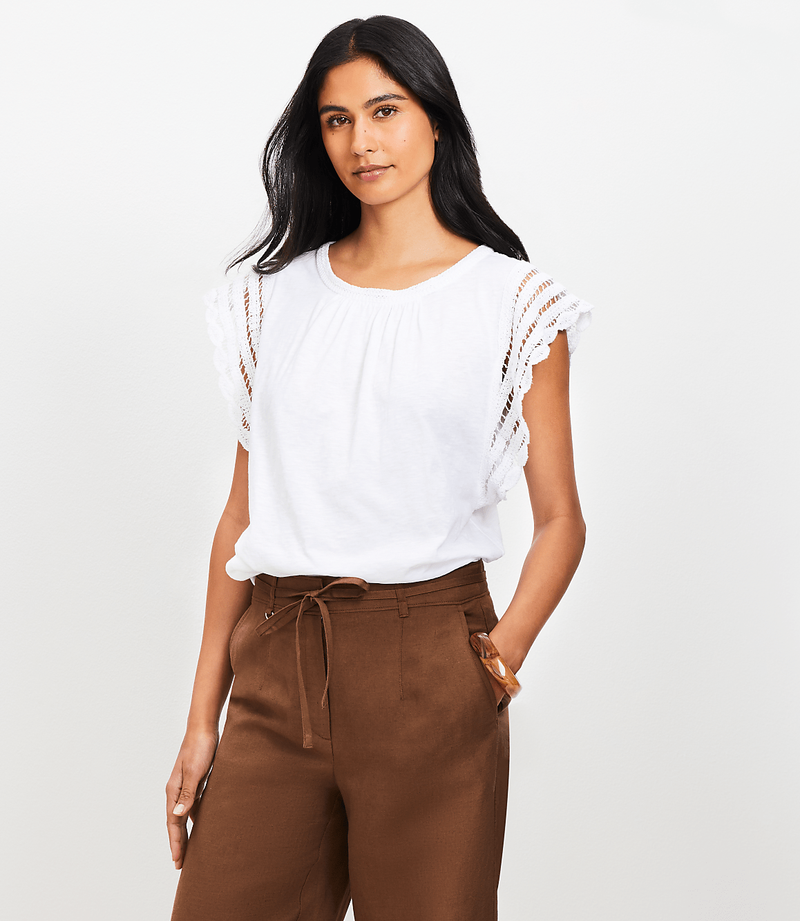 Crochet Flutter Top