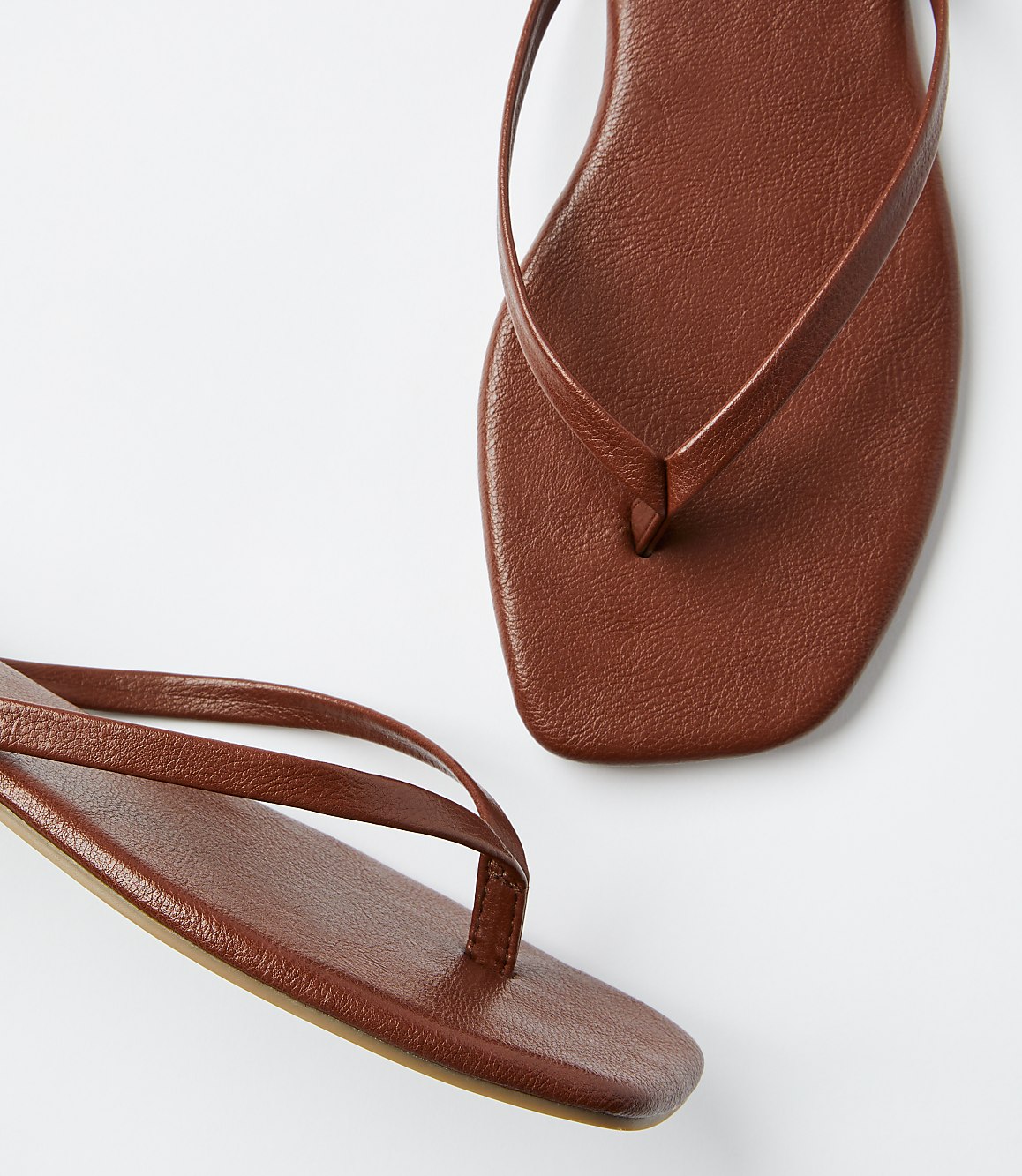 Square Toe Flip Flops