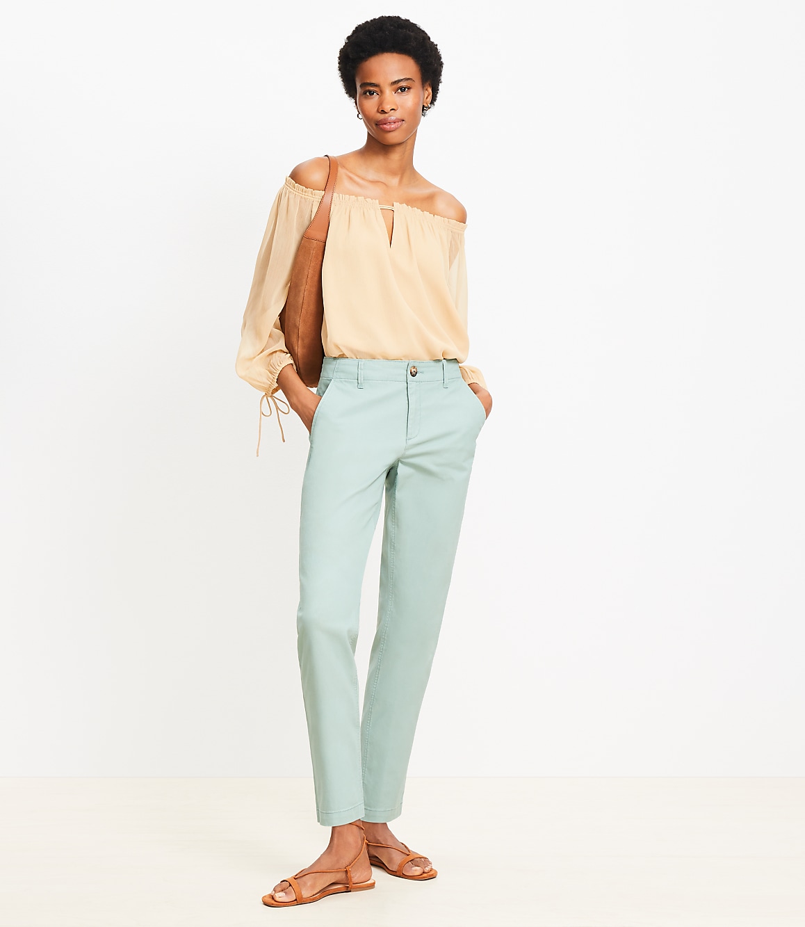 Petite Monroe Slim Chino Pants