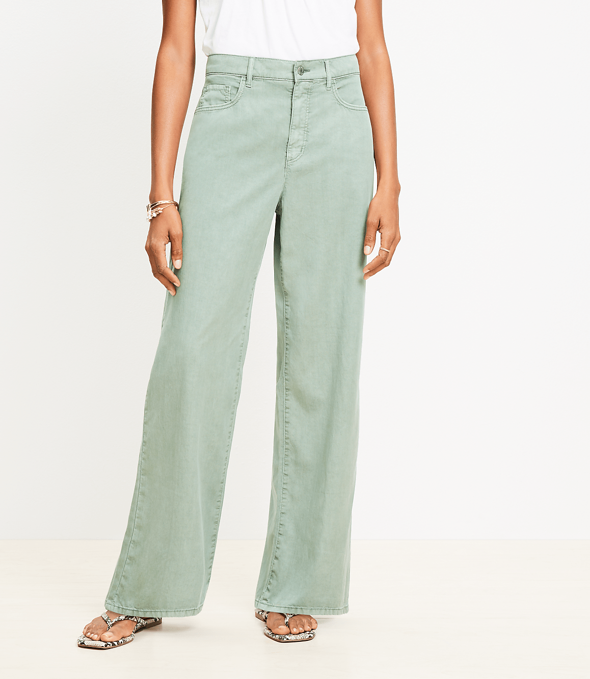 Petite Five Pocket Straight Pants