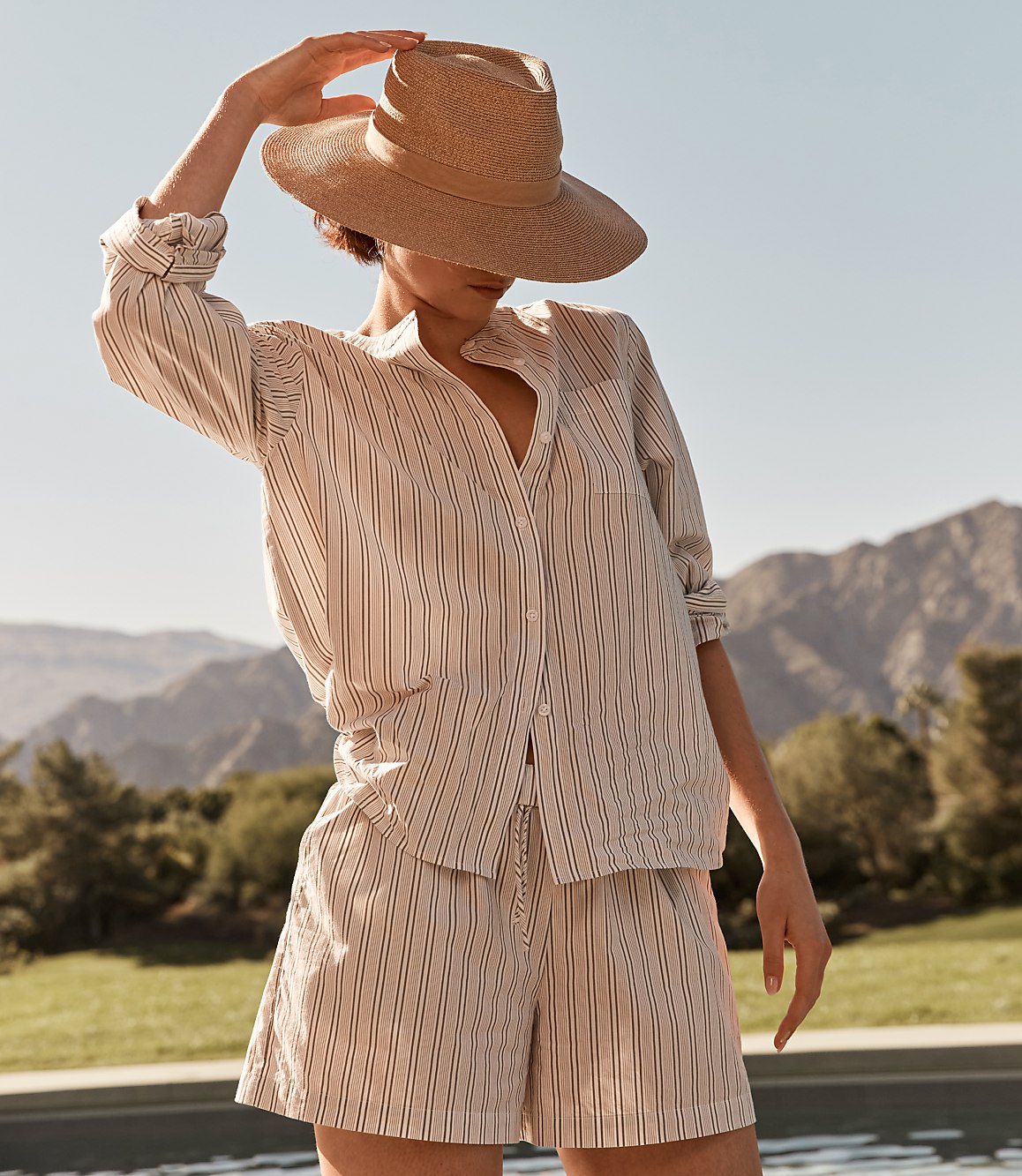 Haven Well Within Organic Cotton Poplin Shorts
