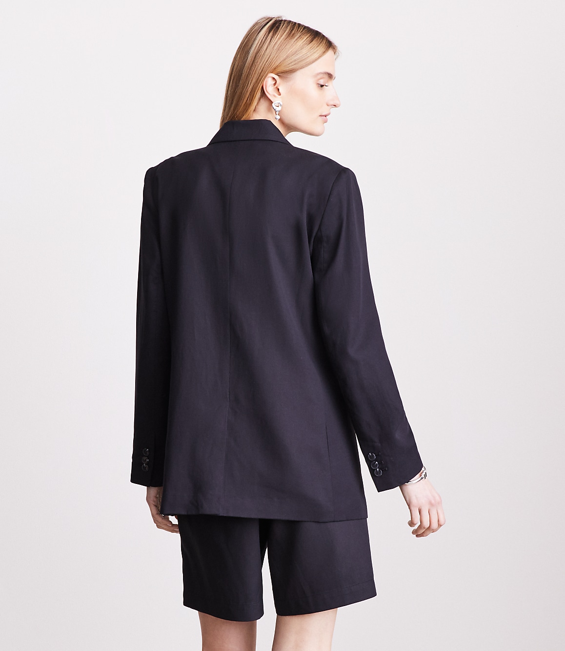 LOFT Versa Pure Spun Double Breasted Blazer