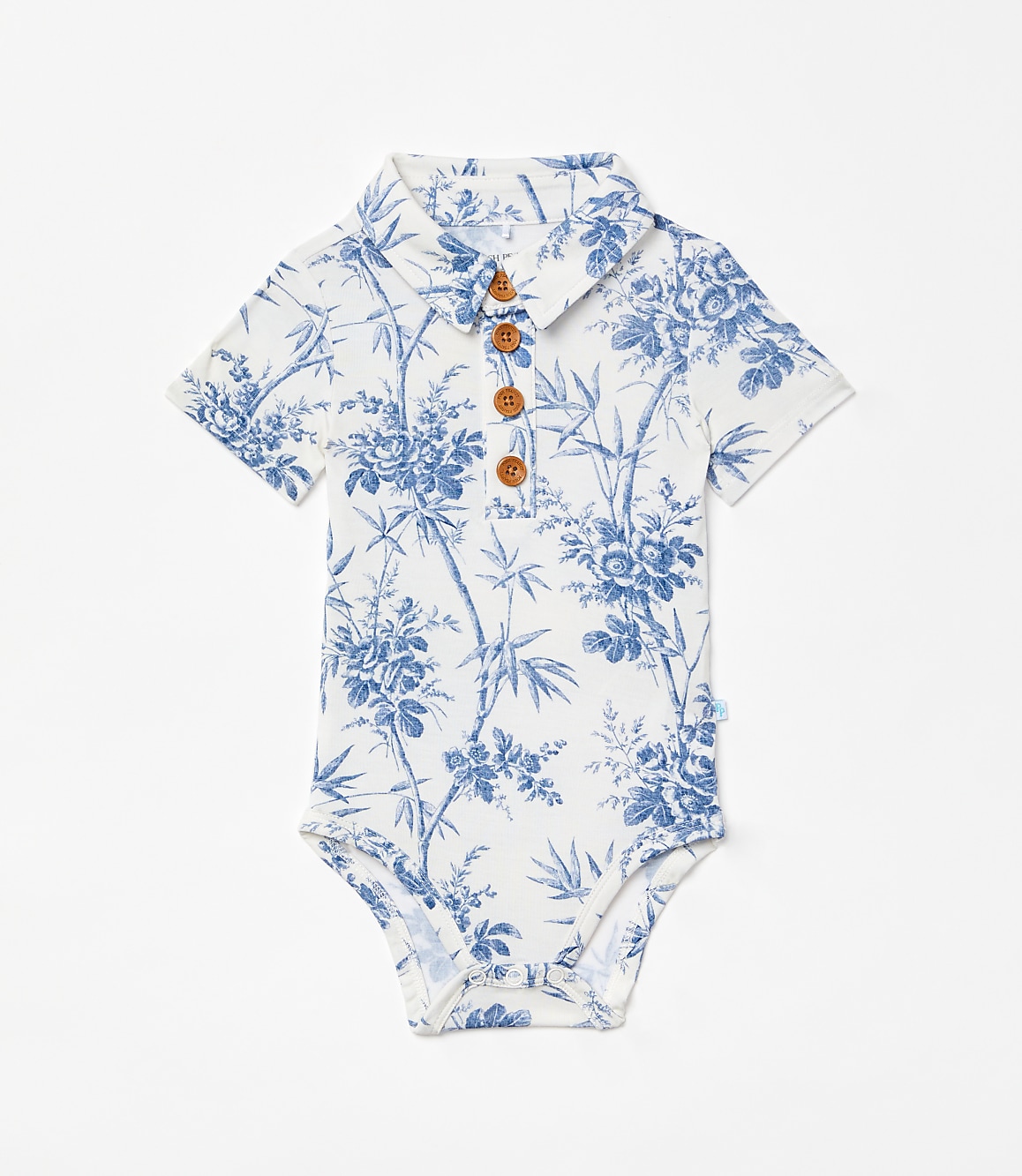 Posh Peanut X LOFT Palm Short Sleeve Collared Bodysuit