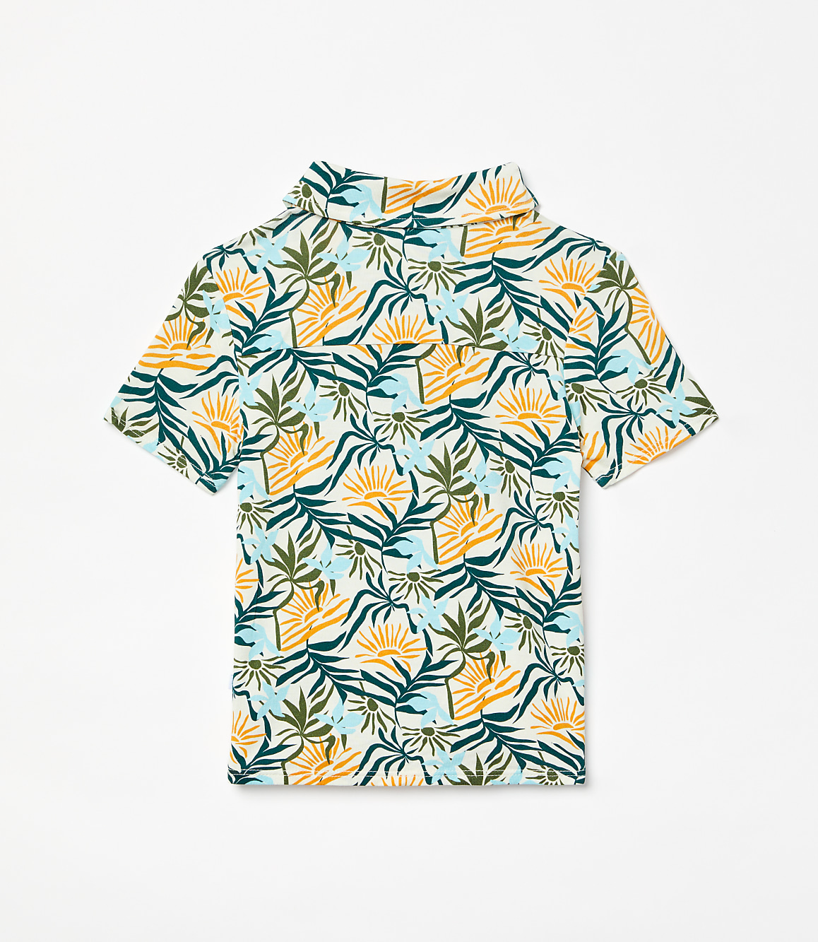 Posh Peanut X LOFT Sunset Short Sleeve Collared Henley Top