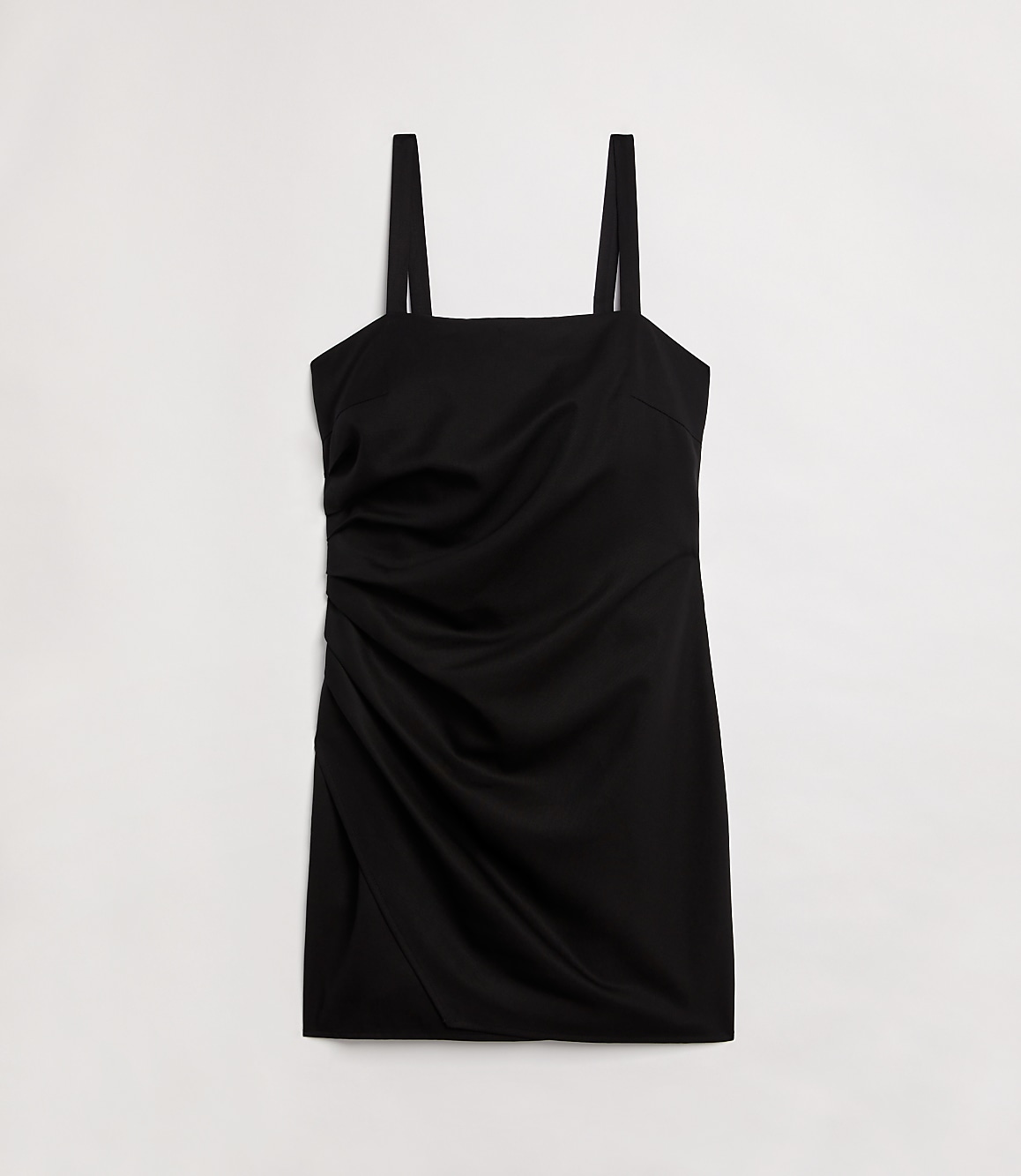 Petite LOFT Versa Pure Spun Pleated Tank Mini Dress