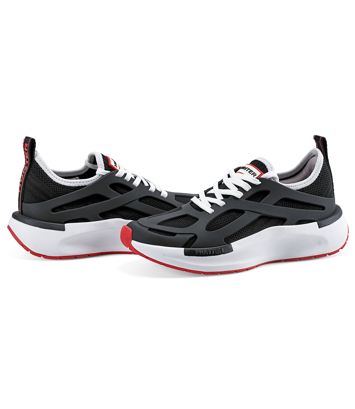 Hunter Tulip Round Toe Lace-Up Casual Sneakers