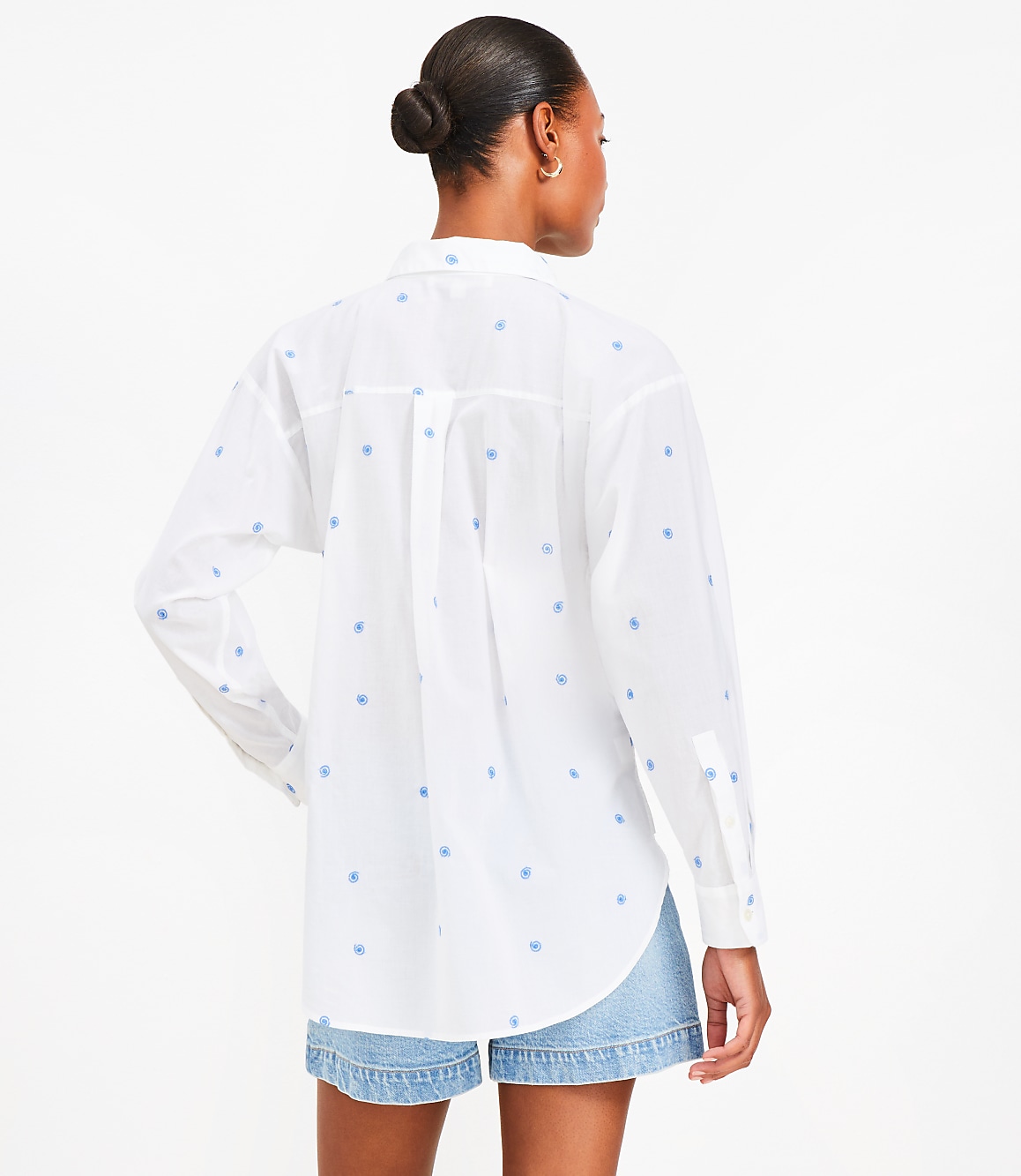 Swirl Everyday Oversized Pocket Shirt
