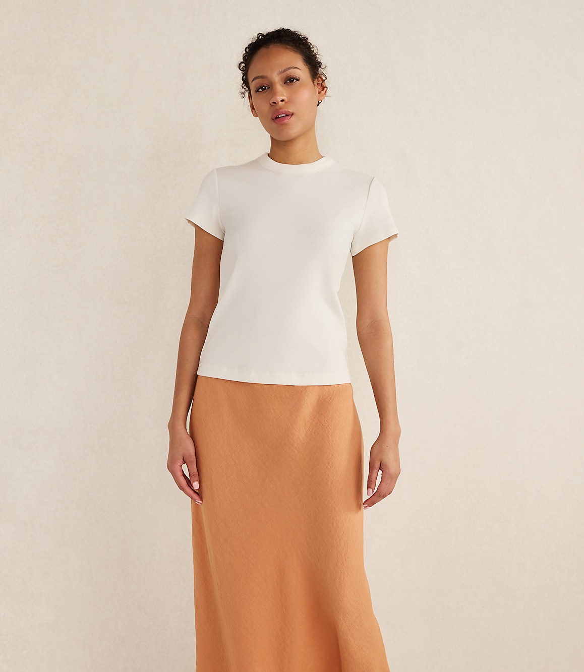 Haven Well Within Essential Organic Cotton Crew Neck Tee