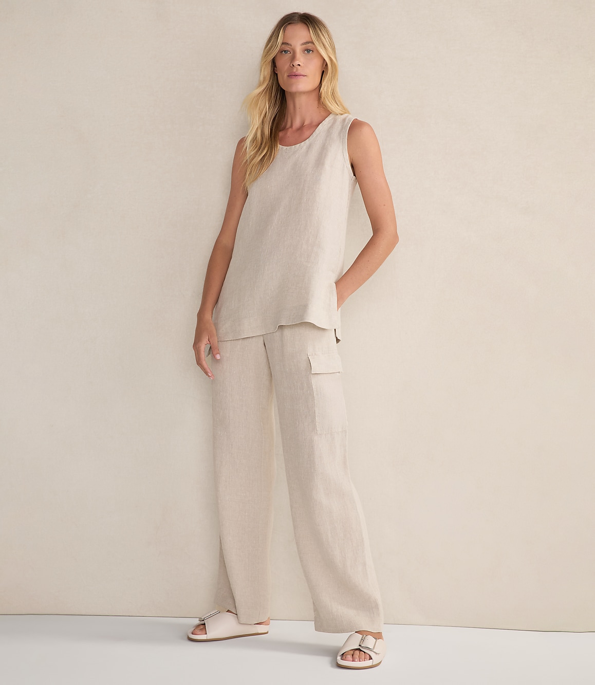 Haven Well Within Linen Cargo Pants