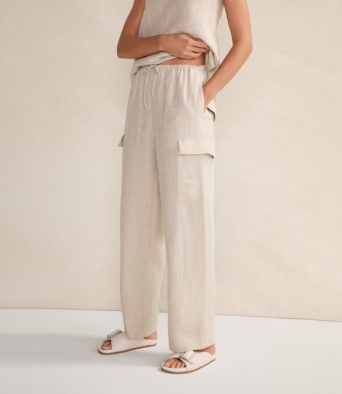 Haven Well Within Linen Cargo Pants