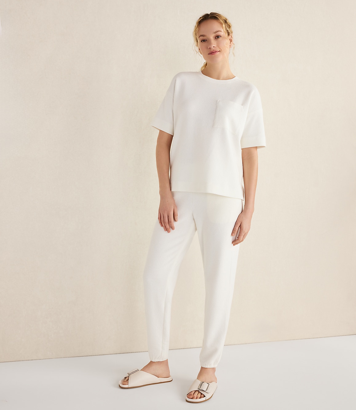 Haven Well Within Cotton Blend Textured Joggers