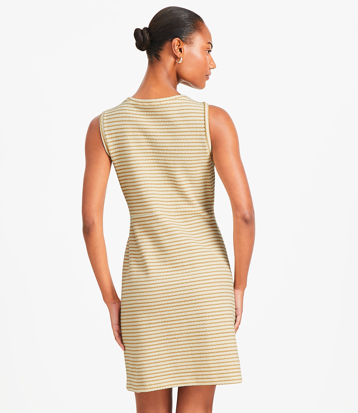 Textured Side Knot Mini Dress