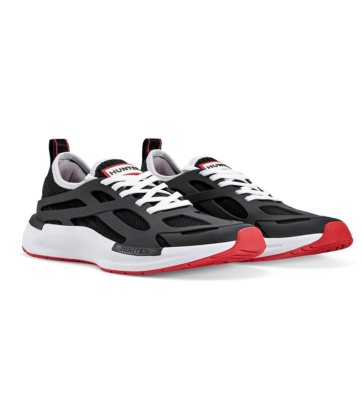 Hunter Tulip Round Toe Lace-Up Casual Sneakers