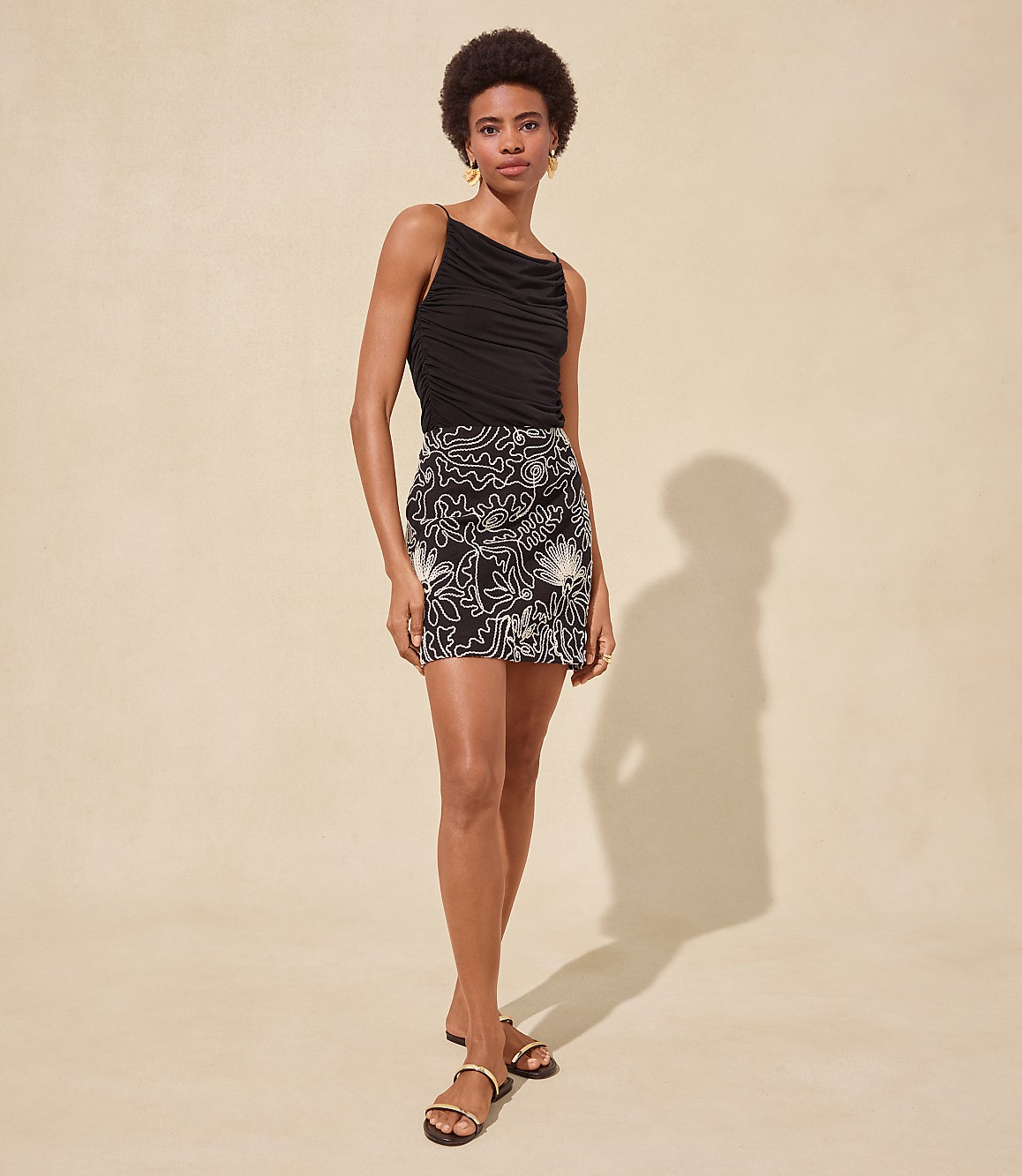 Tropical Mini Skirt