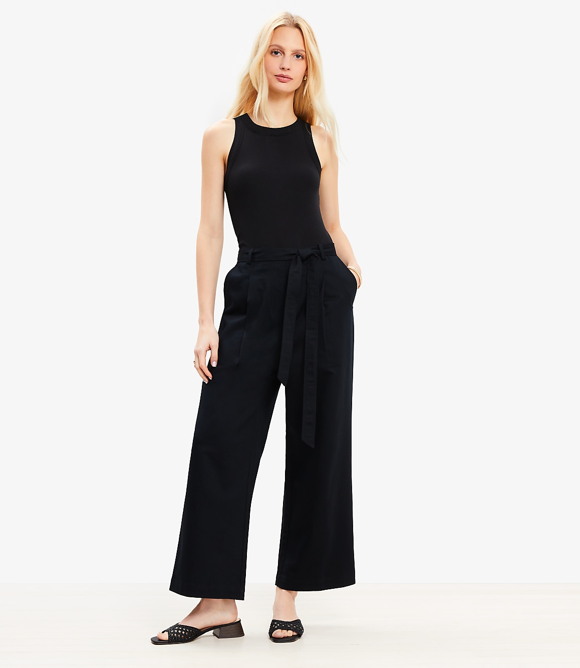 Perfect Ribbed Mixed Media Jumpsuit