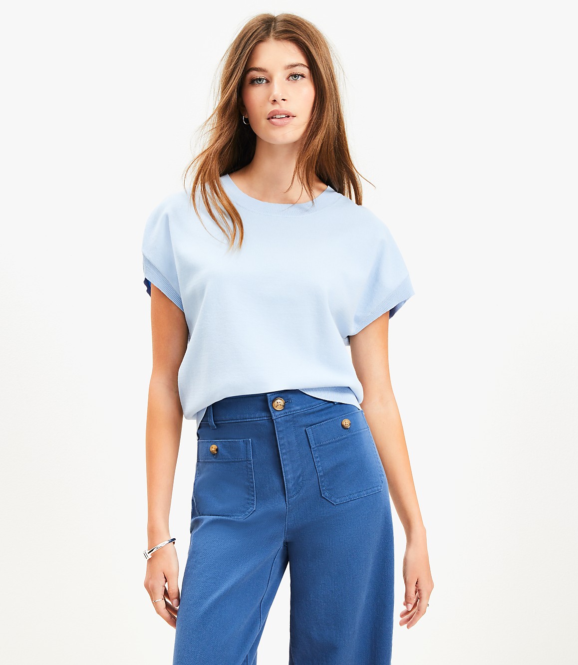 Refined Wedge Sweater Tee