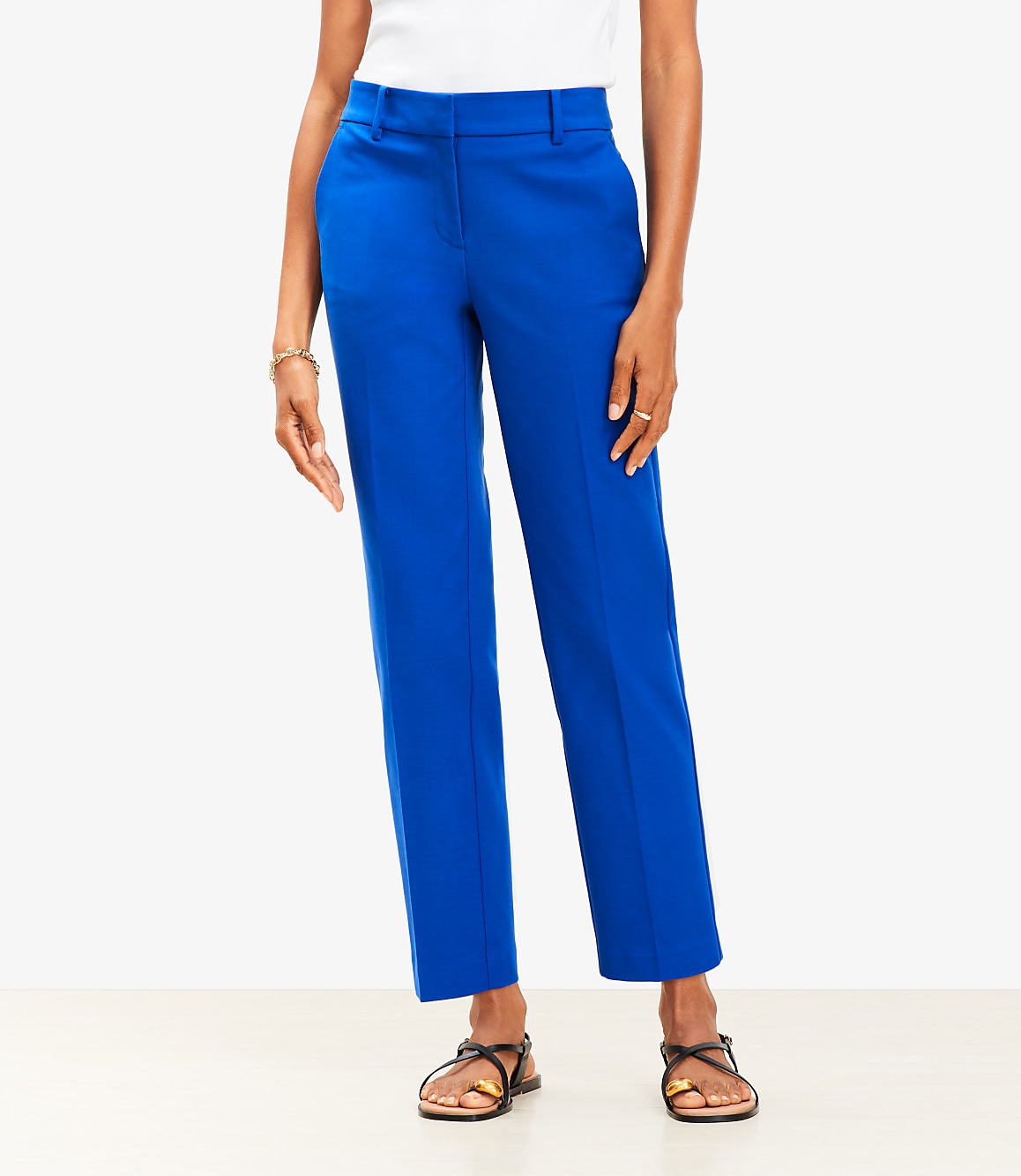 Riviera Slim Pants in Doubleweave