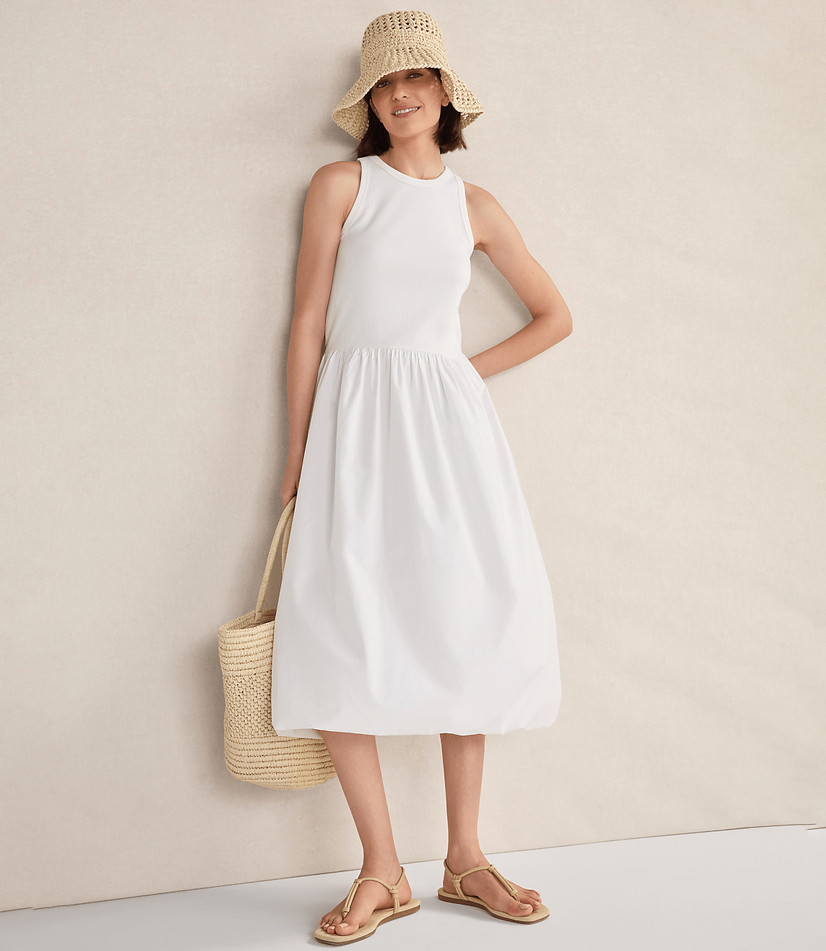 Haven Well Within Organic Cotton Drop Waist Bubble Dress