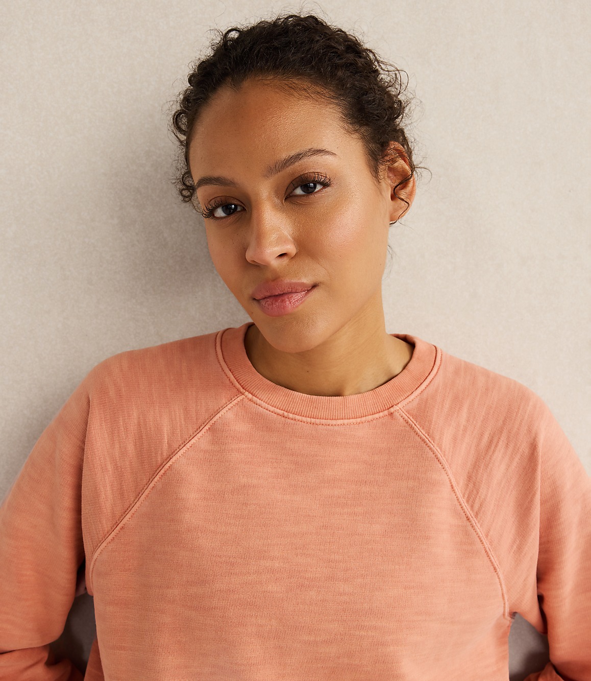 Haven Well Within Organic Cotton Slub Terry Raglan Crewneck