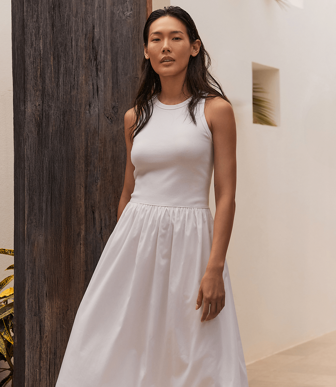 Haven Well Within Organic Cotton Drop Waist Bubble Dress